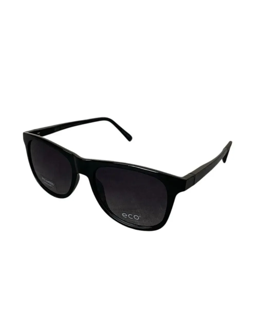 New ECO Spruce Mens Polarized Black Square Sunglasses